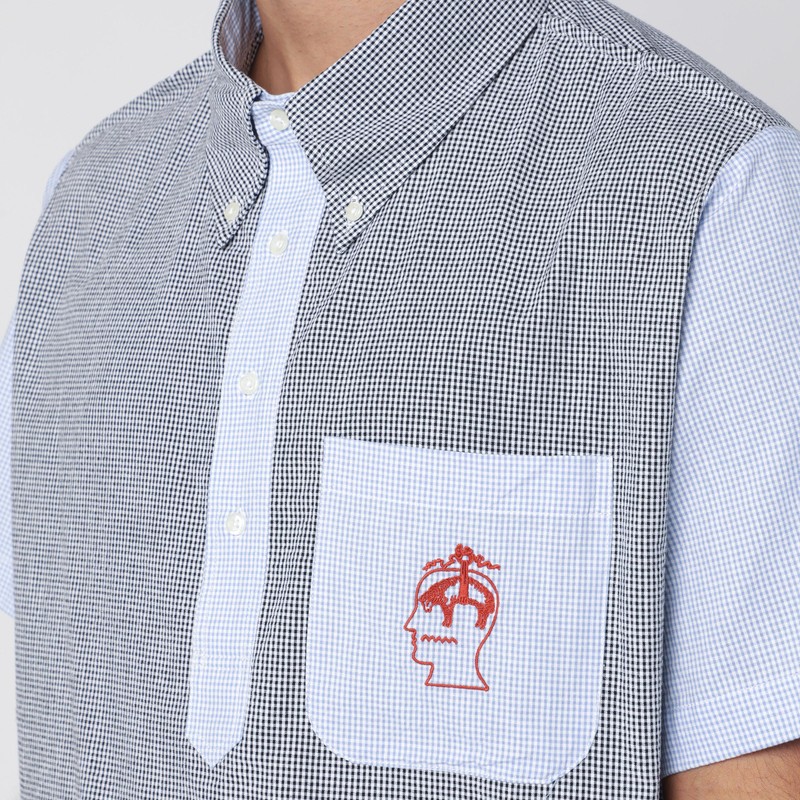 Brain Dead X Brooks Brothers California Reverse French Seam Pullover Shirt In Gray