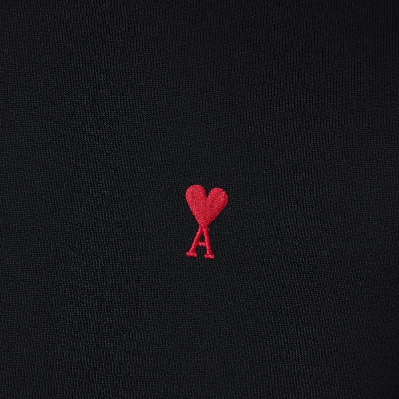 Ami Alexandre Mattiussi Navy Blue Ami De Coeur Sweater In Black