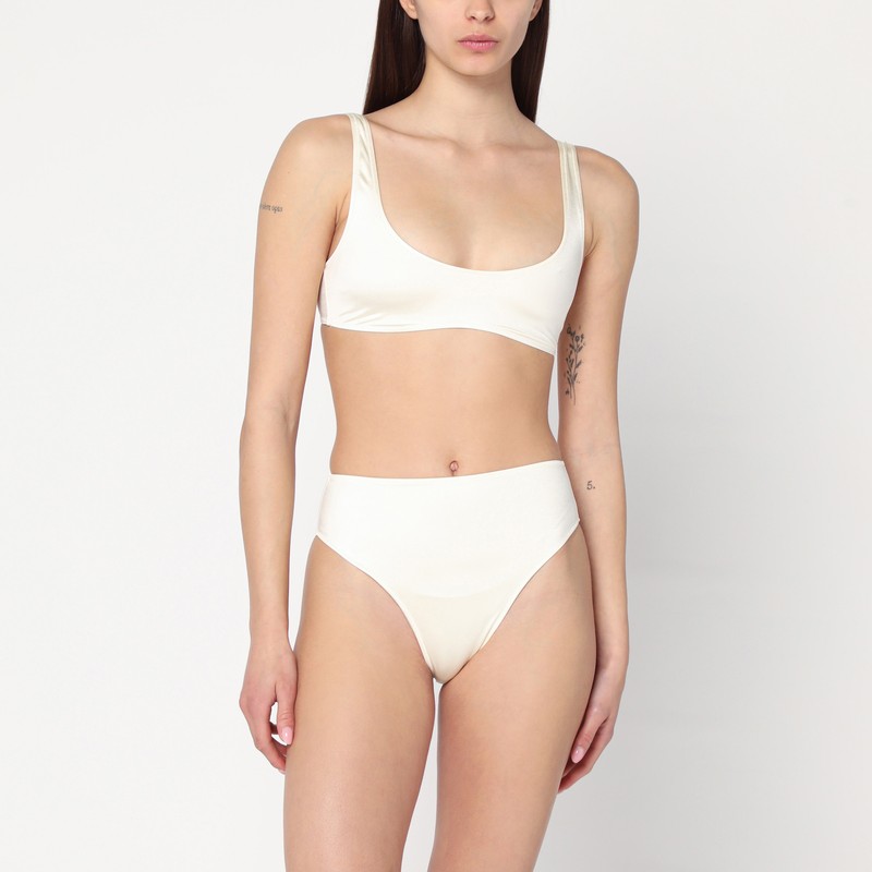 Butter-coloured two-piece bikini - Venuja - Modalova
