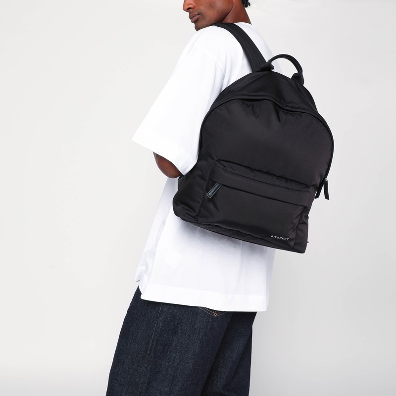 Givenchy Men Essential U Nylon Backpack In Black