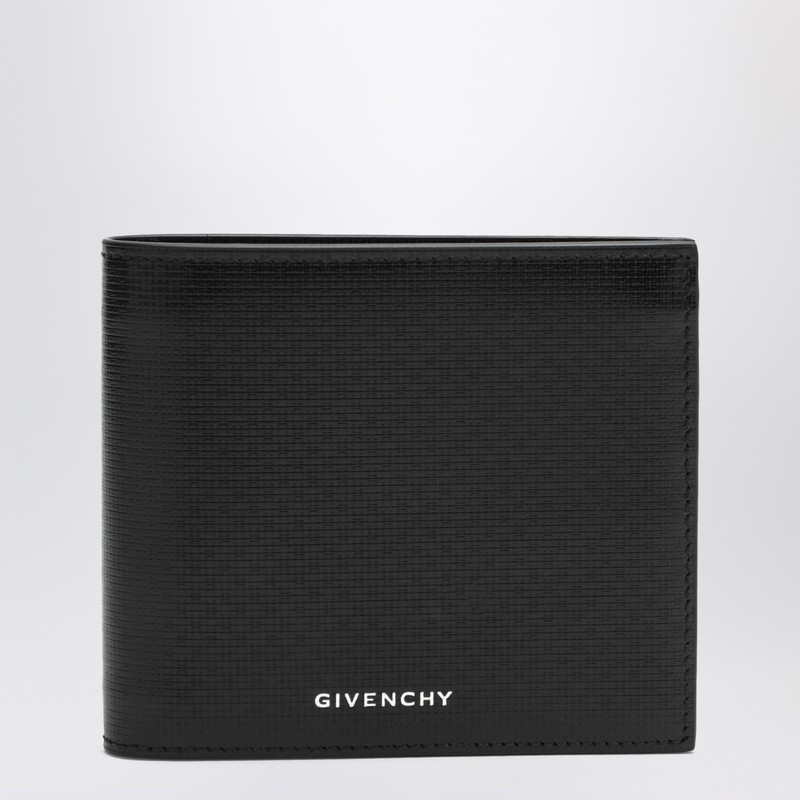 Black leather wallet with logo - Givenchy - Modalova