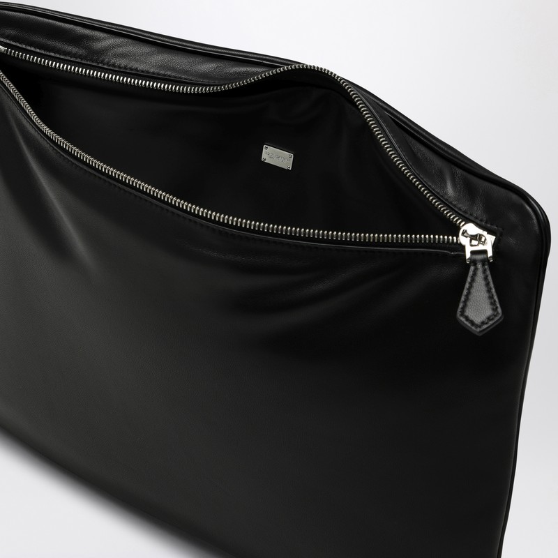 Dolce & Gabbana Dolce&gabbana Black Nappa Leather Handbag In Black