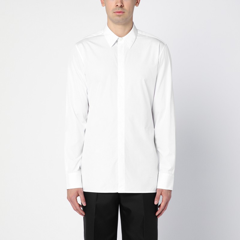 Givenchy Basic Poplin Shirt In White