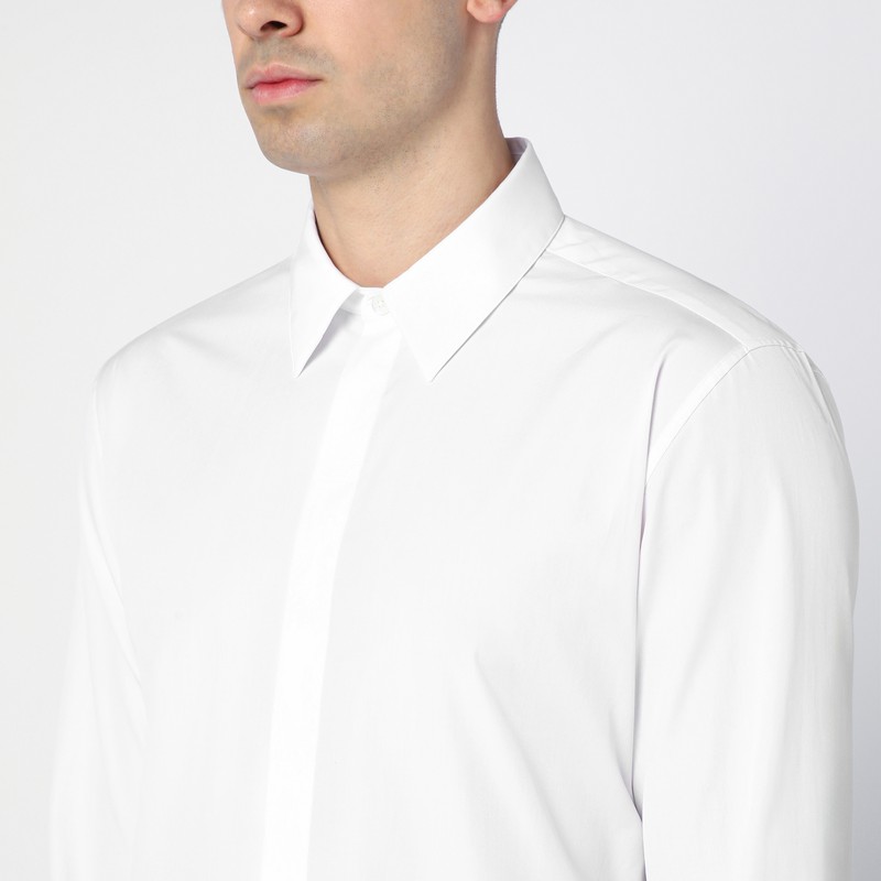Givenchy Basic Poplin Shirt In White