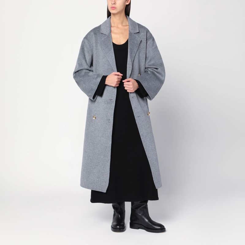 Borneo Lds grey melange coat