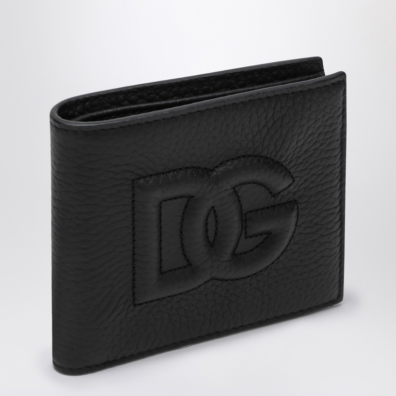 Dolce & Gabbana Black Bifold Wallet With Quilted Leather In Black