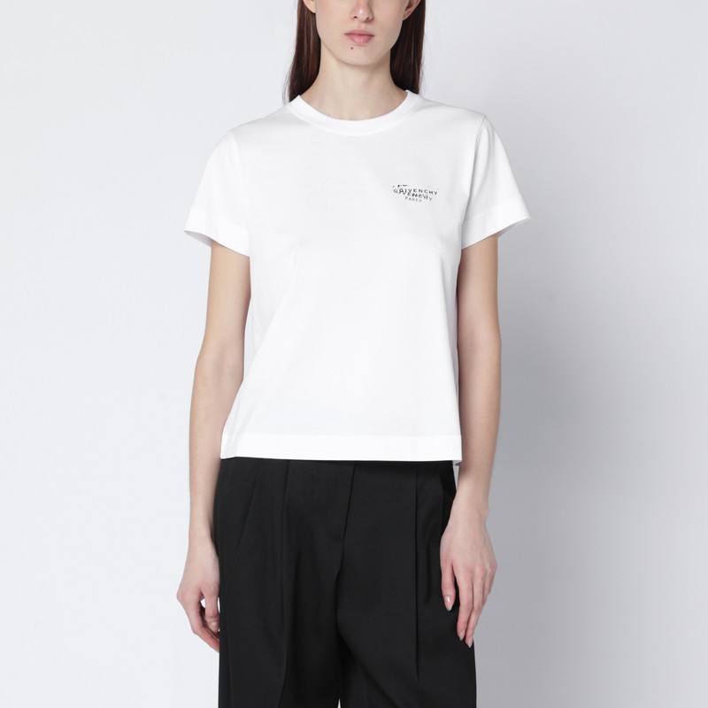 White T-shirt with logo print