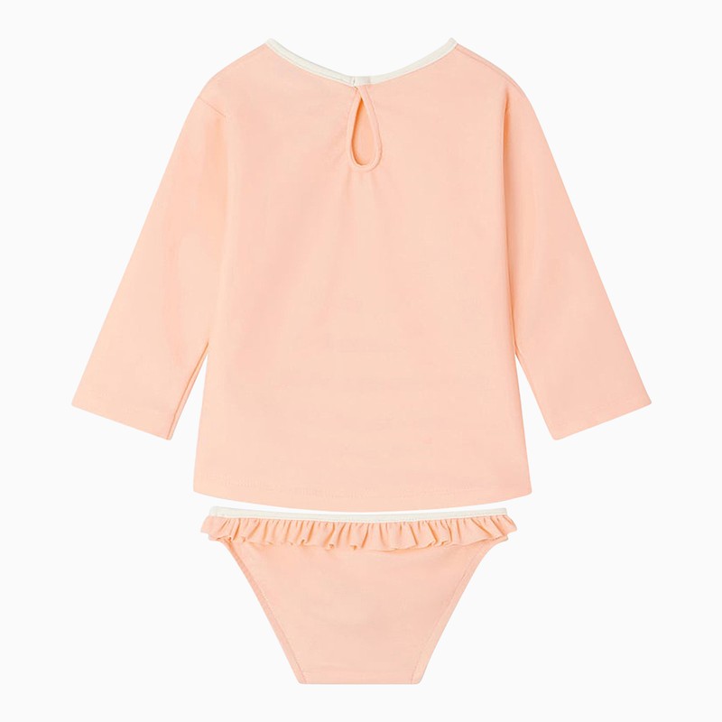 Bonpoint Salmon-coloured Avita Swimwear In Pink