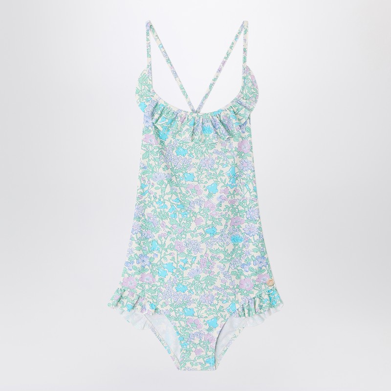 Lacy Liberty fabric one-piece swimsuit