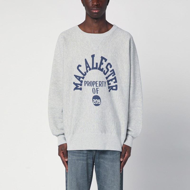 Champion Grey Sweatshirt True To Archive Reverse Weave In Grey