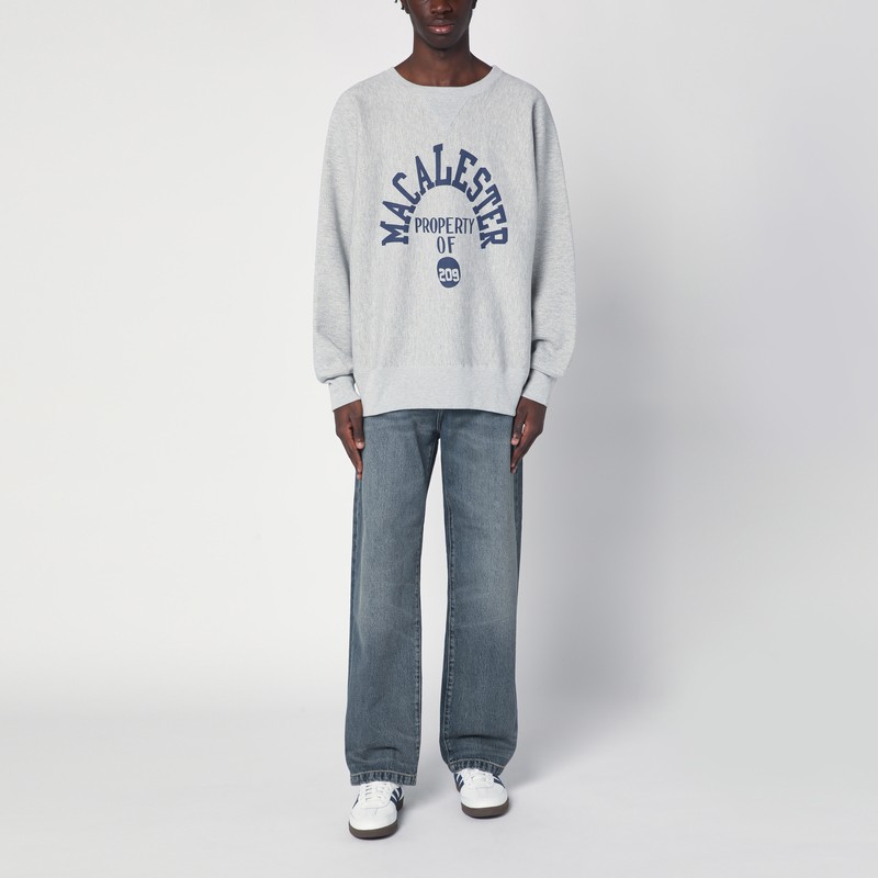 Champion Grey Sweatshirt True To Archive Reverse Weave In Grey