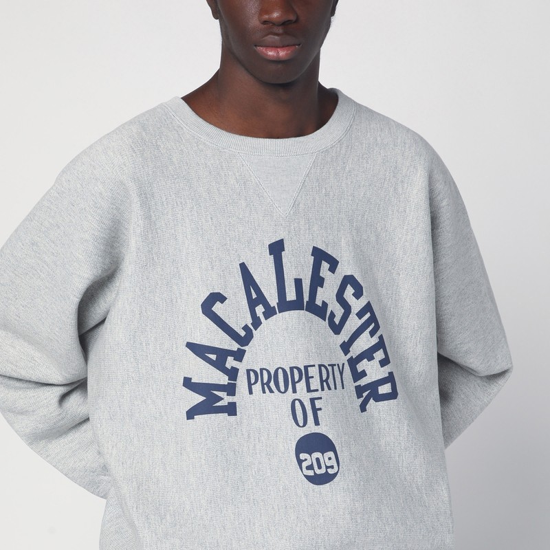 Champion Grey Sweatshirt True To Archive Reverse Weave In Grey