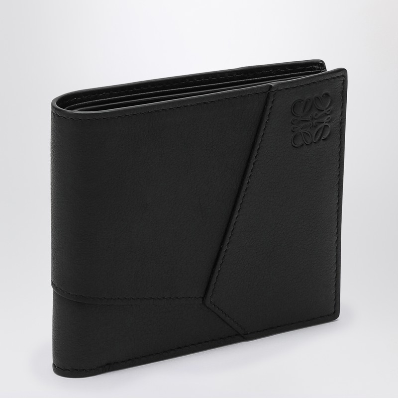 Loewe Puzzle Edge Bifold Coin Wallet In Black