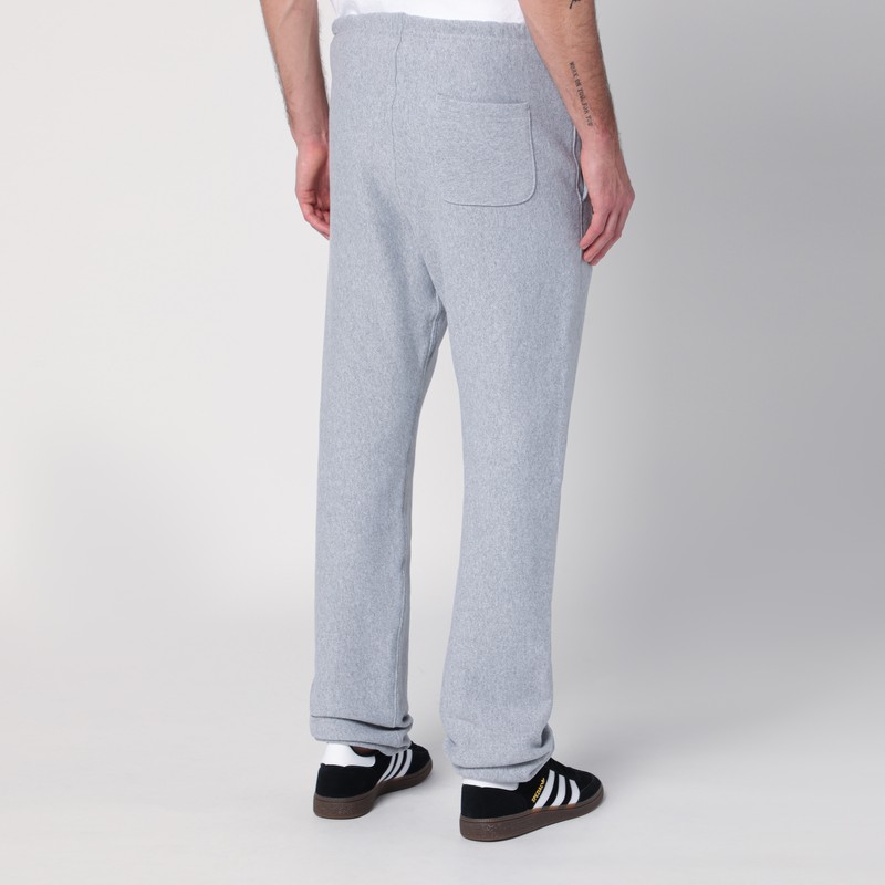 Champion Light Grey Cotton Jogging Trousers In Grey