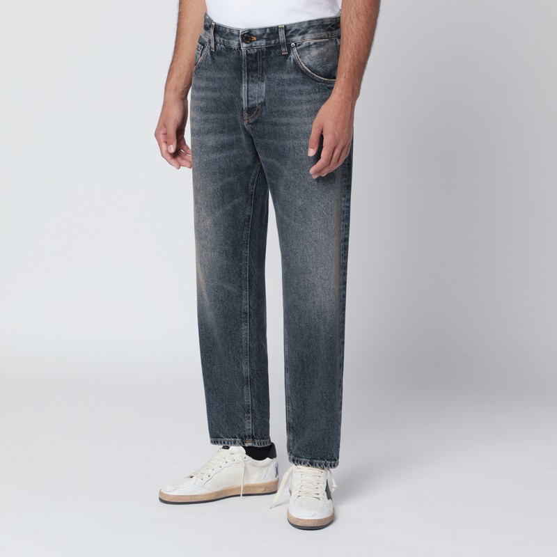 Pt Torino Denim Rebel Washed-effect Jeans In Blue