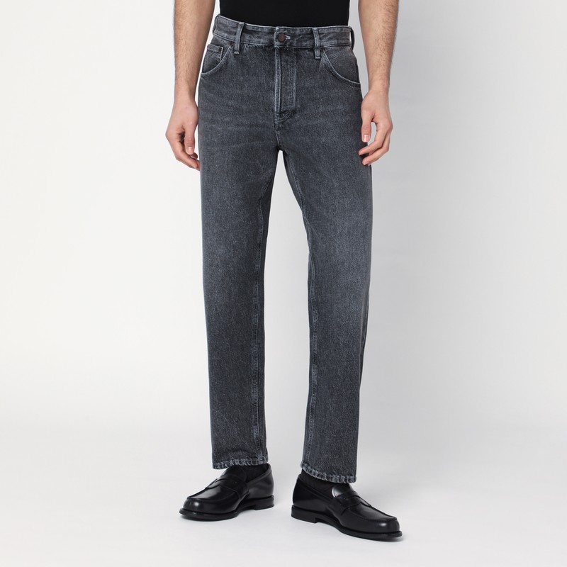Washed black jeans