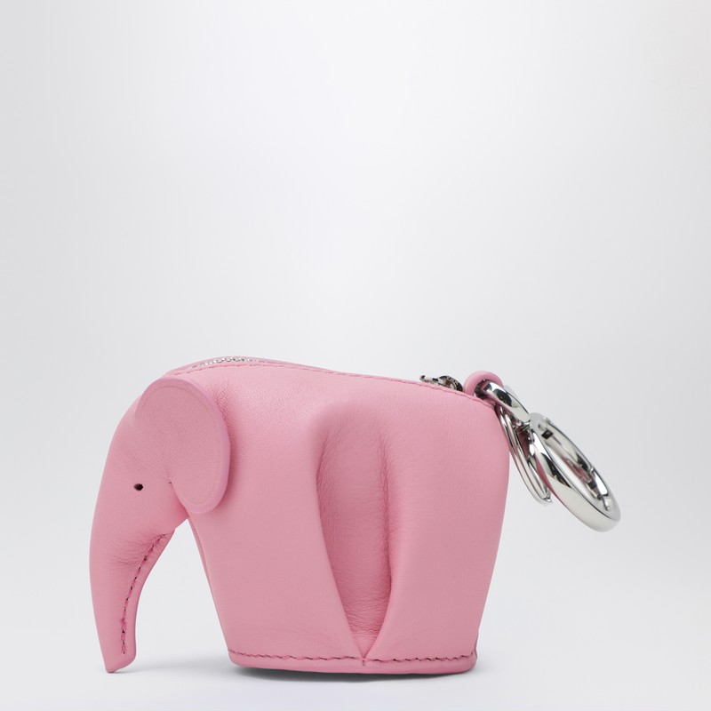 Loewe Keyholder With Coin Pouch Pink Elephant Women In Pink