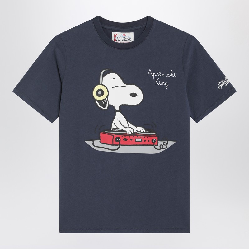 Blue T-shirt with Snoopy print