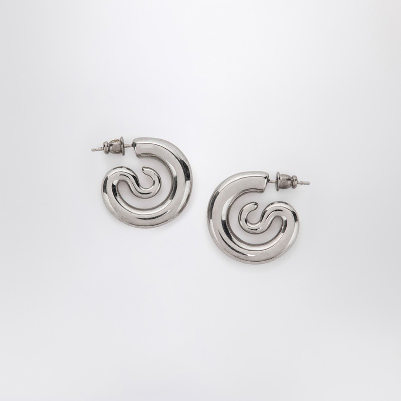 Serpent Hoops Extra Small earrings in silver tone