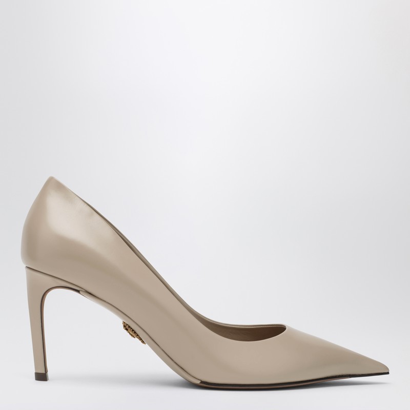 Beige calfskin décolleté devotion - Dolce&Gabbana - Modalova