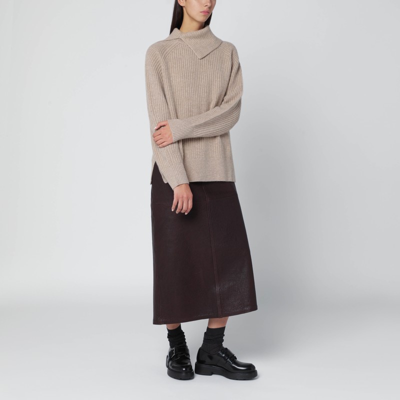 Loulou De Saison Beige Cashmere Sweater In Neutral