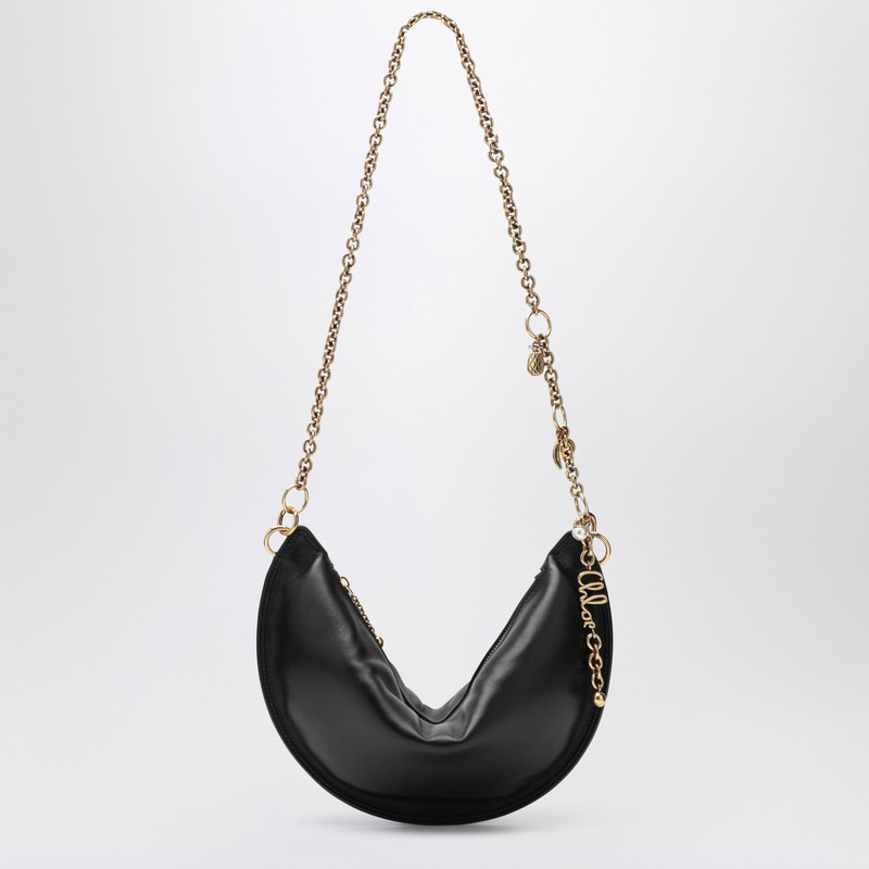 Chloé Small Black Icons Leather Bag In Black