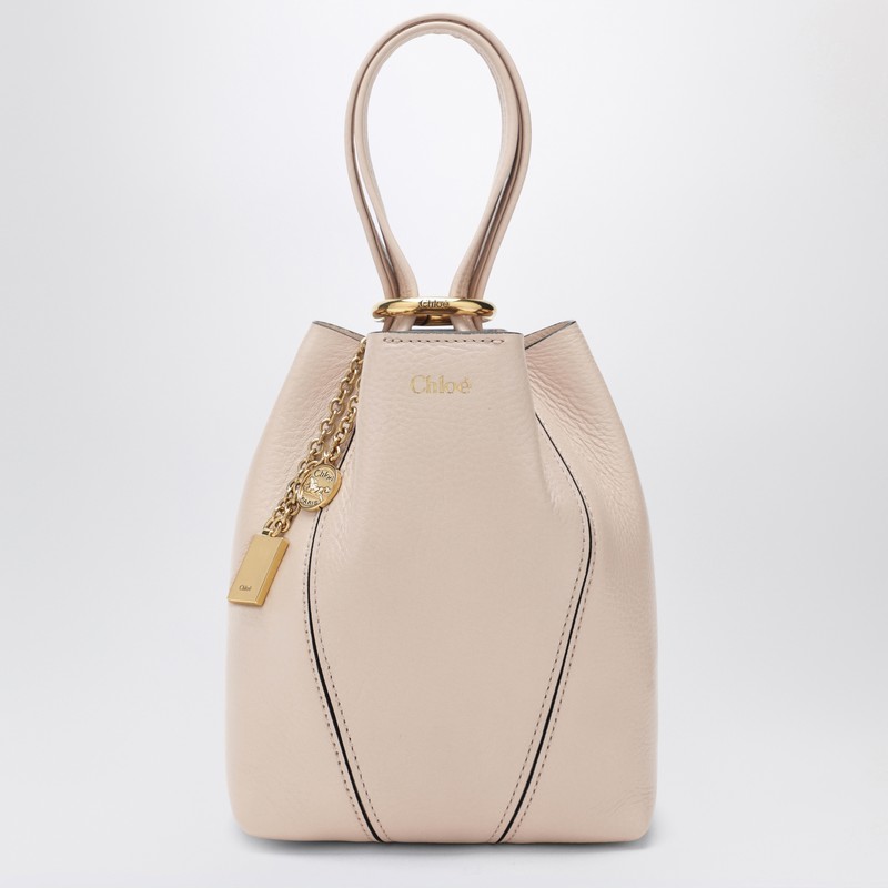 Chloé Small Spin Tote Bag In Cement Pink In Pink