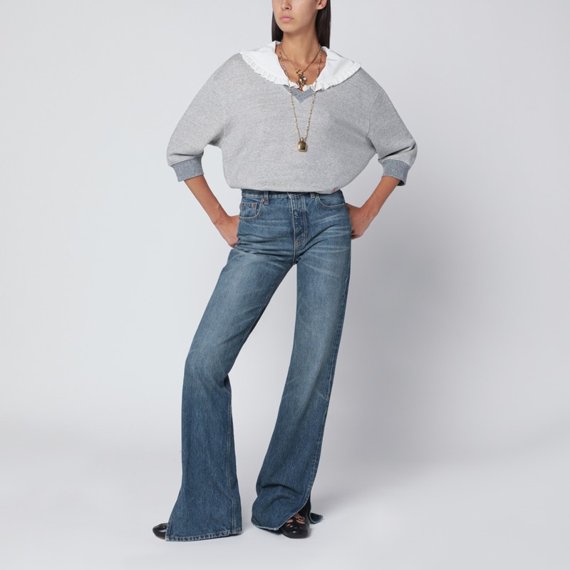 Chloé Chloe Women Wide-leg Jeans In Blue