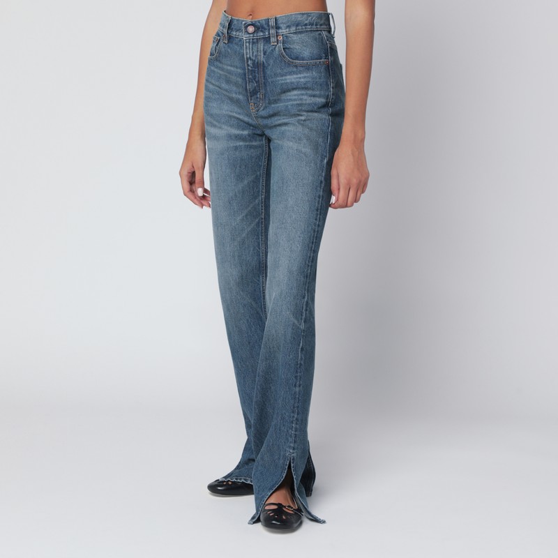 Chloé Chloe Women Wide-leg Jeans In Blue