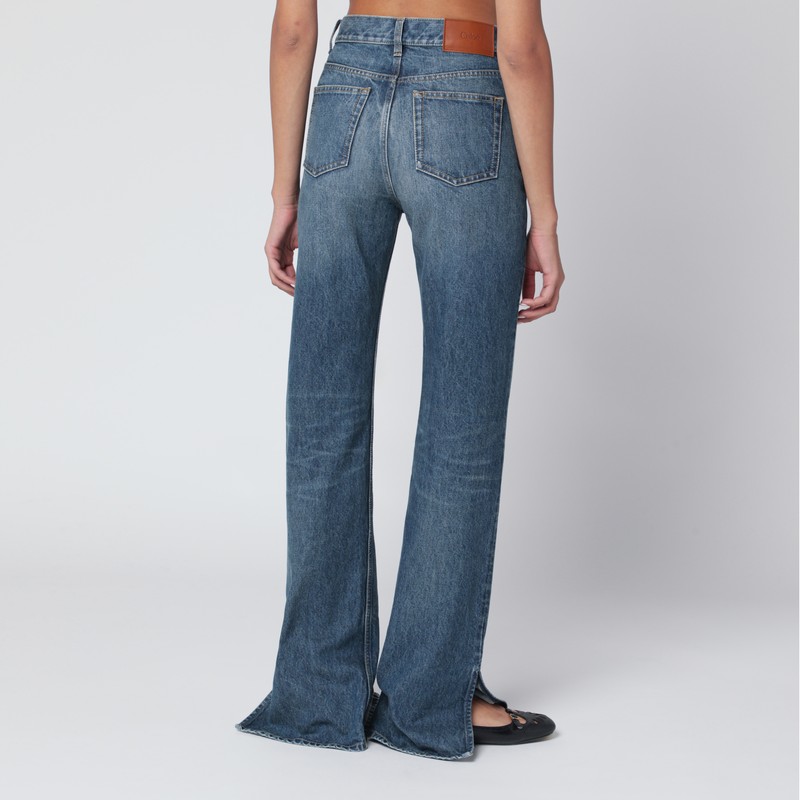Chloé Chloe Women Wide-leg Jeans In Blue