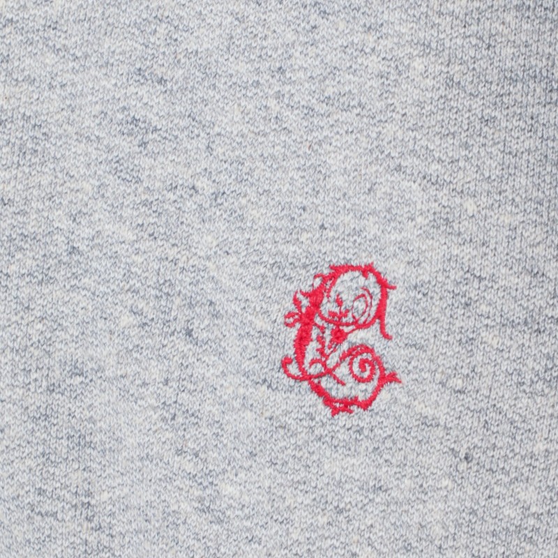 Chloé Gray Marl Fleece Sweatshirt In Gray