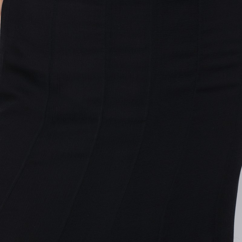 Chloé Black Silk Muslin Maxi Skirt In Black
