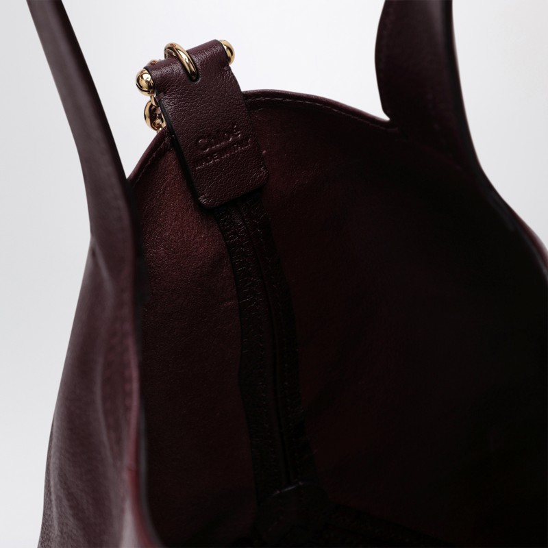 Chloé Balloon Bag In Garnet Red In Brown