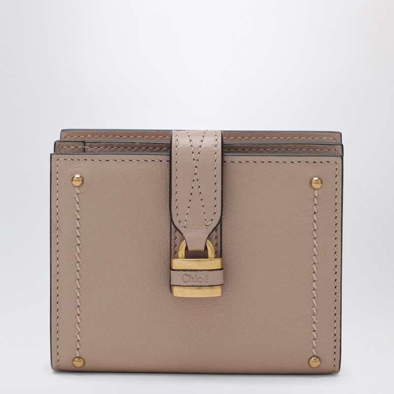 Pink leather square Paddington wallet