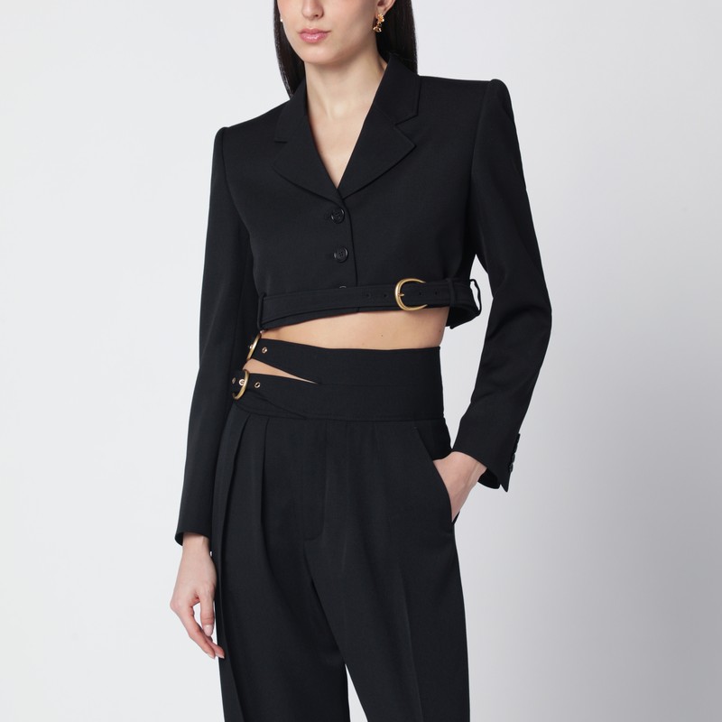 Black cropped Spencer jacket