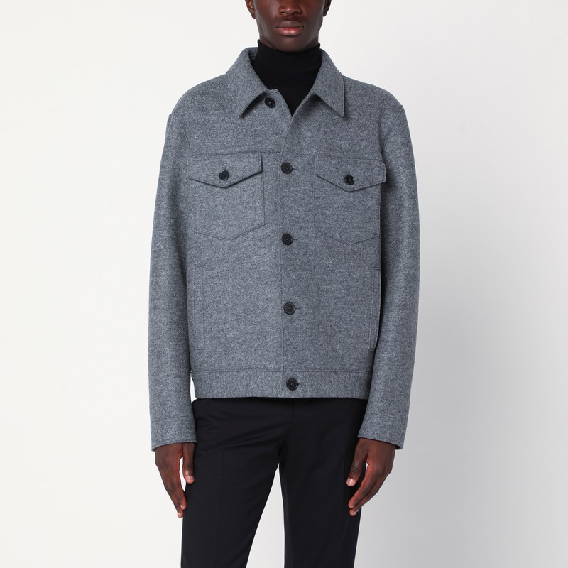 Light grey wool jacket