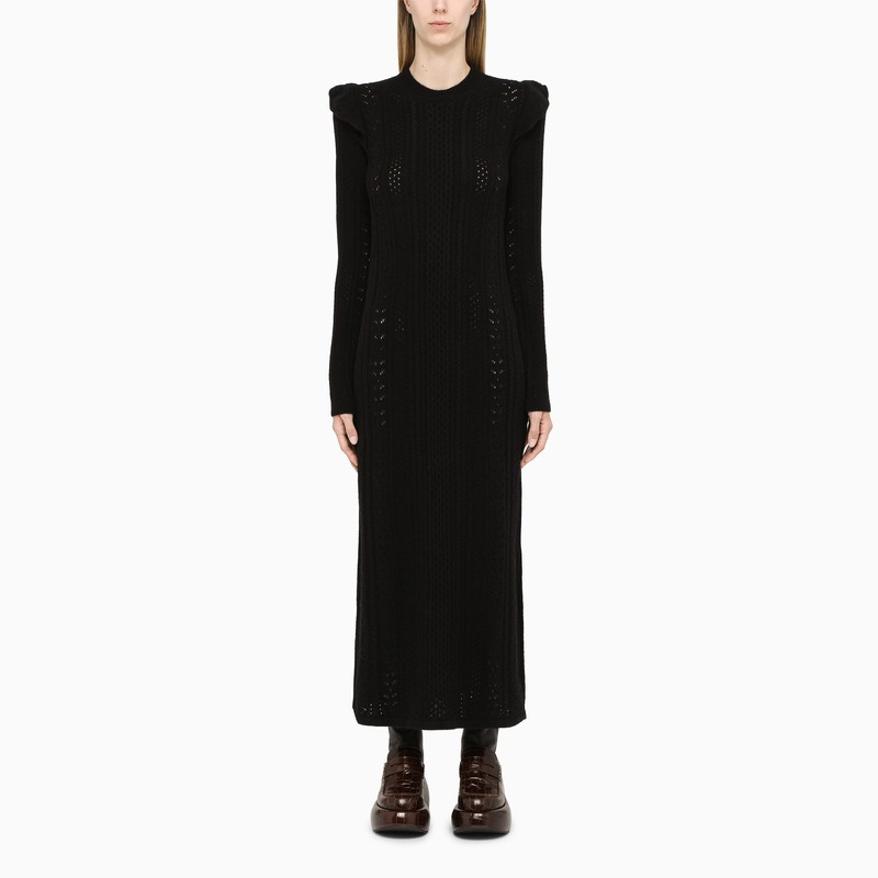 Black sheath dress