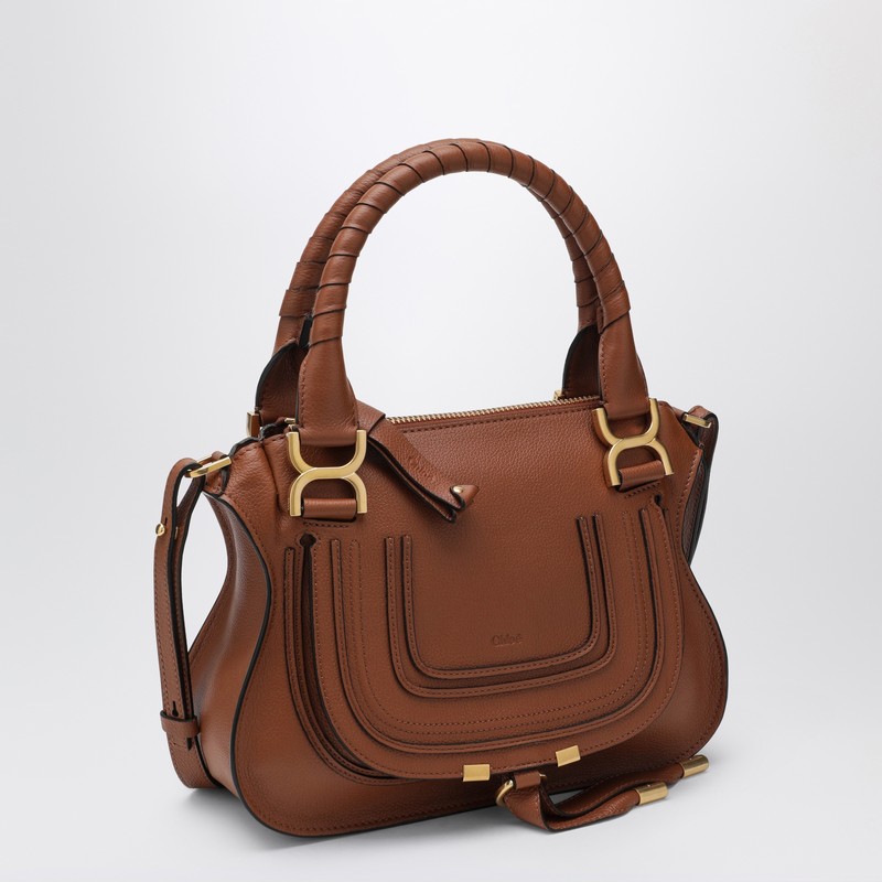 Chloé Small Brown Marcie Bag In Brown