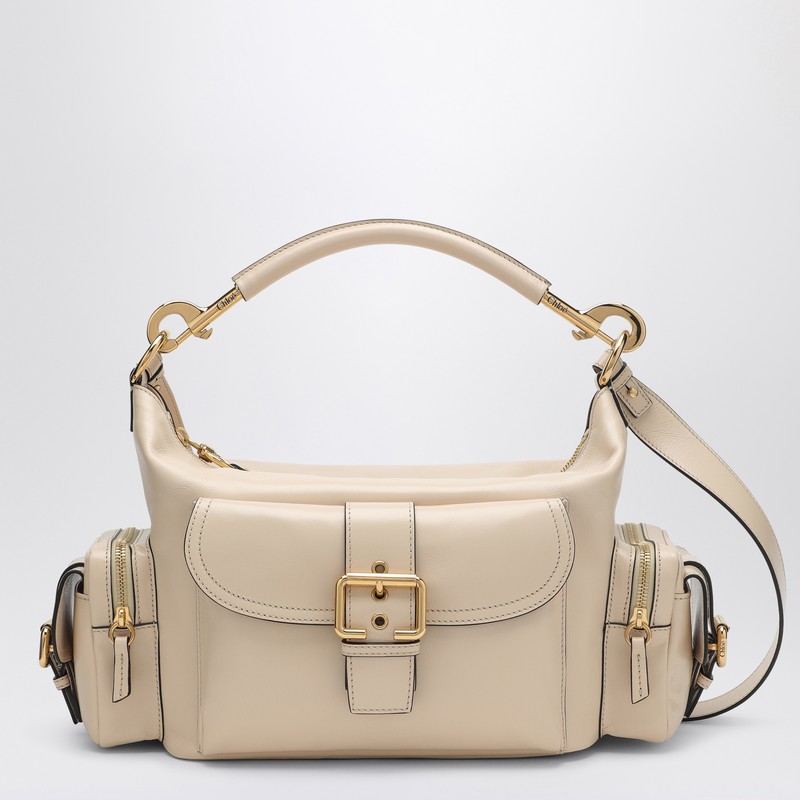 Beige leather camera bag - Chloé - Modalova