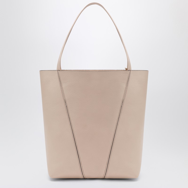 Chloé Medium Spin Tote Bag In Cement Pink In Neutral