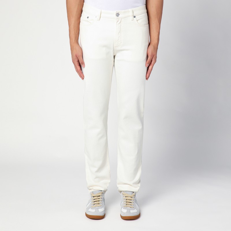 White regular jeans
