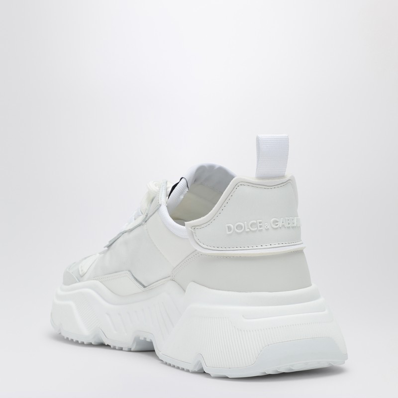 Dolce & Gabbana Daymaster White Leather Sneakers
