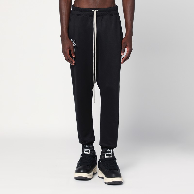 Black Prisoner Drawstring joggers - Champion x Rick Owens - Modalova