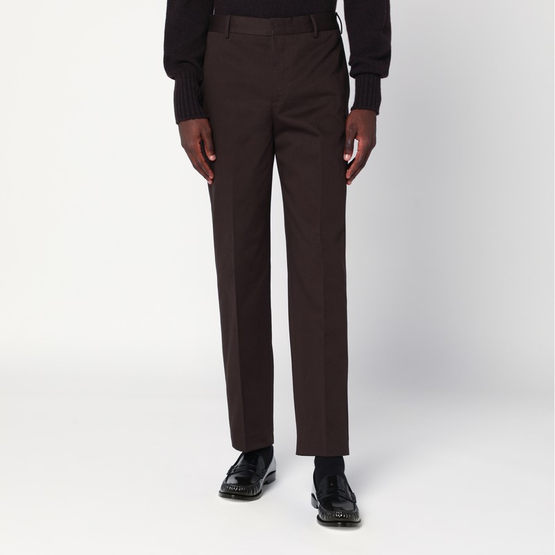 Brown cotton trousers