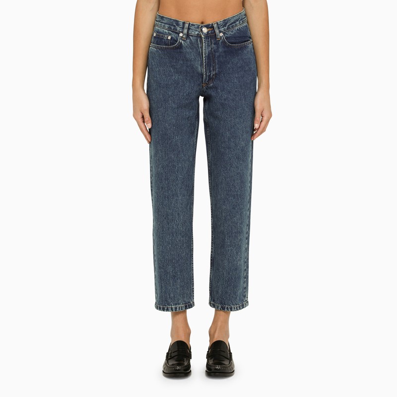 Blue Le Jean cropped jeans