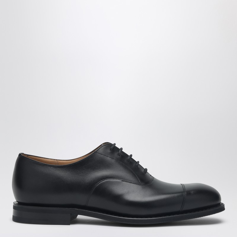 Derby Consul shoes in black leather