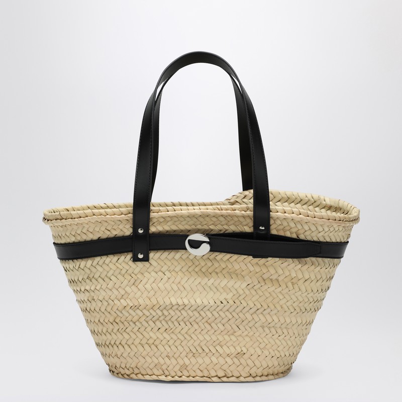 Palm medium raffia shopping bag - Coperni - Modalova
