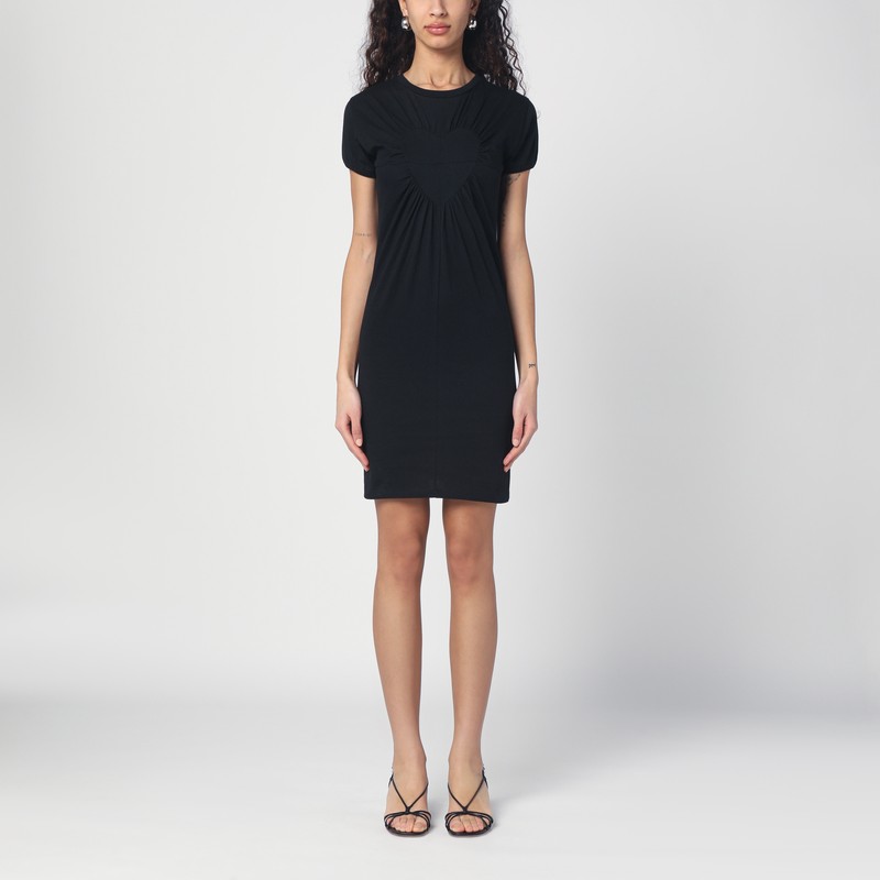 ワンピース Coperni Black Mini Dress With Heart Coperni Black Mini Dress With Heart | ModeSens