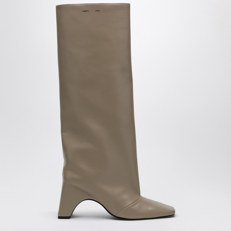 Beige leather Bridge boot - Coperni - Modalova