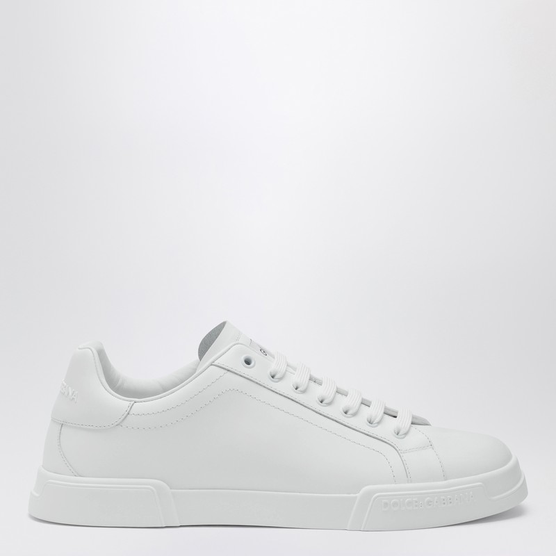 Dolce & Gabbana Dolce&gabbana Portofino White Low Trainer In Multi